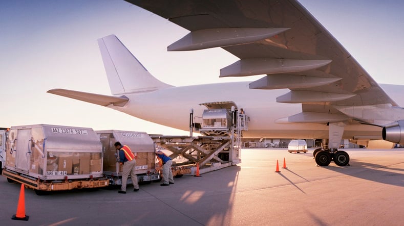 what types of cargo are transported by air